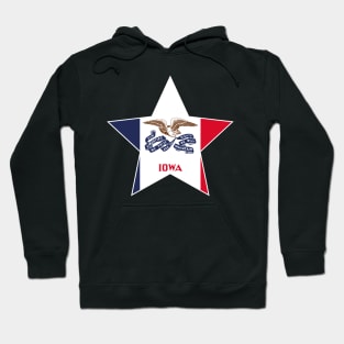 Iowa State Flag Star Hoodie